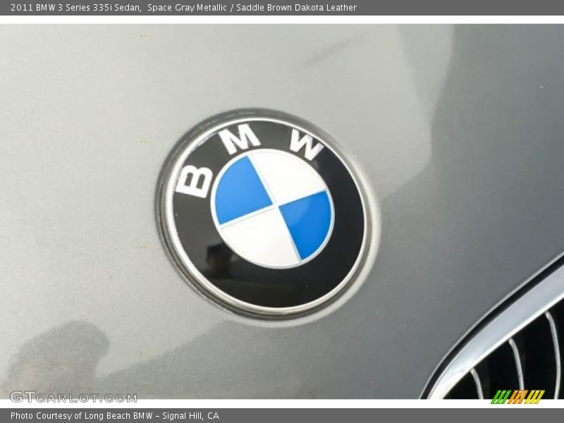 Space Gray Metallic / Saddle Brown Dakota Leather 2011 BMW 3 Series 335i Sedan