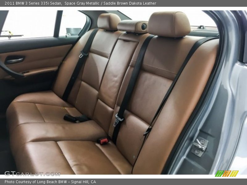 Space Gray Metallic / Saddle Brown Dakota Leather 2011 BMW 3 Series 335i Sedan
