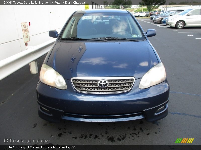 Indigo Ink Pearl / Dark Charcoal 2008 Toyota Corolla S