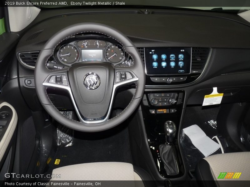 Dashboard of 2019 Encore Preferred AWD