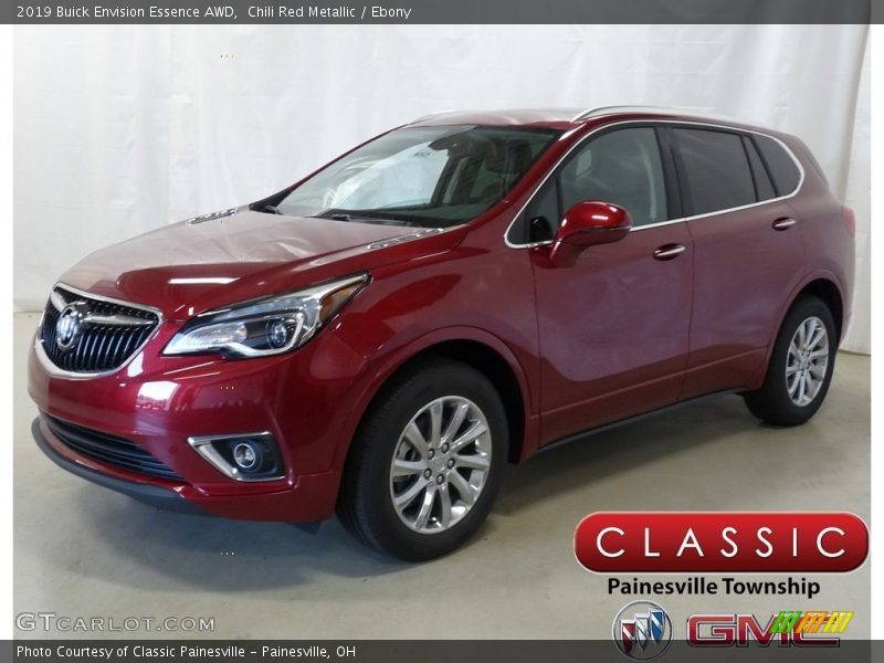 Chili Red Metallic / Ebony 2019 Buick Envision Essence AWD