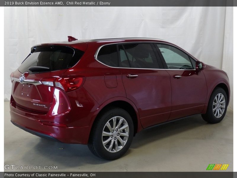 Chili Red Metallic / Ebony 2019 Buick Envision Essence AWD