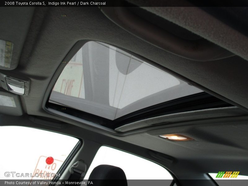 Indigo Ink Pearl / Dark Charcoal 2008 Toyota Corolla S