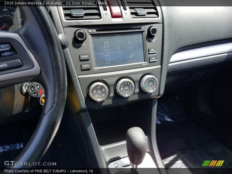 Ice Silver Metallic / Black 2016 Subaru Impreza 2.0i 4-door