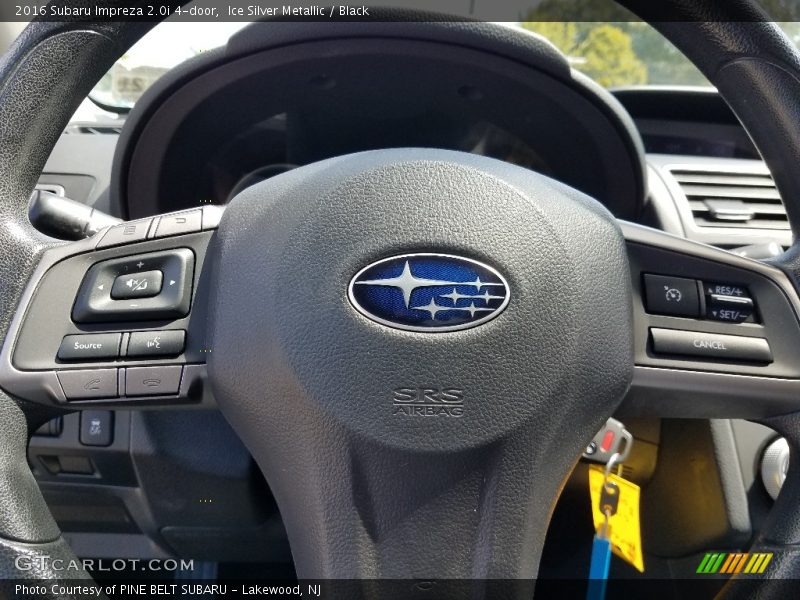 Ice Silver Metallic / Black 2016 Subaru Impreza 2.0i 4-door