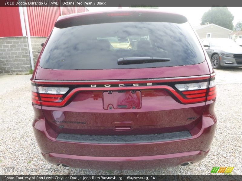 Octane Red Pearl / Black 2018 Dodge Durango GT AWD
