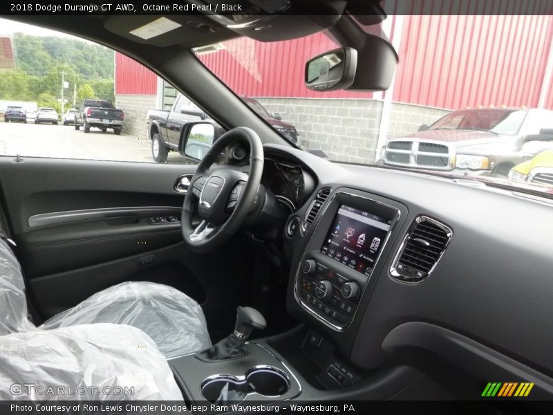 Octane Red Pearl / Black 2018 Dodge Durango GT AWD