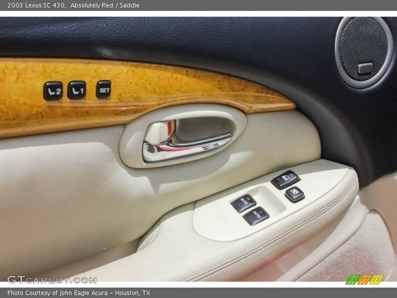 Absolutely Red / Saddle 2003 Lexus SC 430