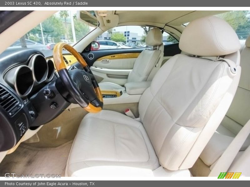 Absolutely Red / Saddle 2003 Lexus SC 430