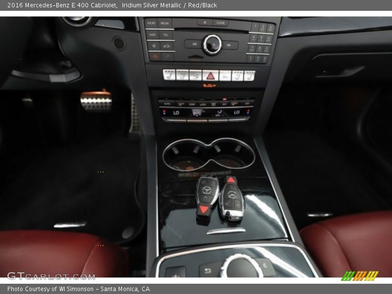 Iridium Silver Metallic / Red/Black 2016 Mercedes-Benz E 400 Cabriolet