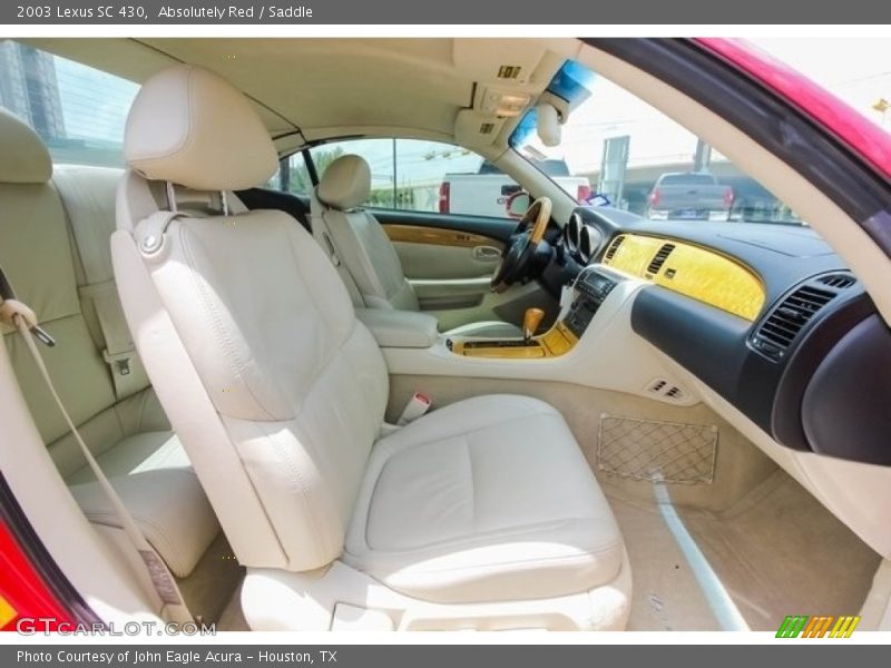 Absolutely Red / Saddle 2003 Lexus SC 430