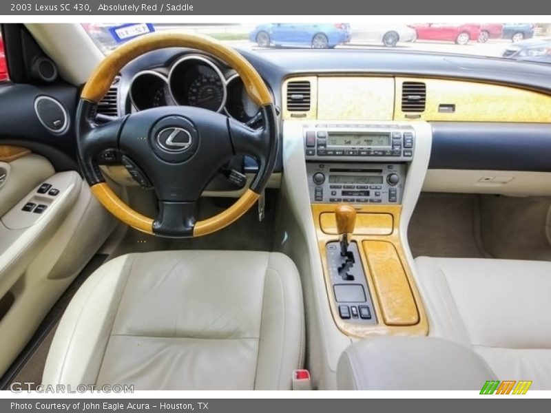 Absolutely Red / Saddle 2003 Lexus SC 430