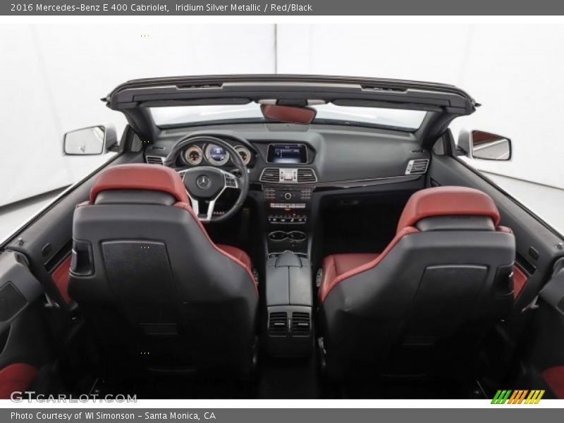 Iridium Silver Metallic / Red/Black 2016 Mercedes-Benz E 400 Cabriolet