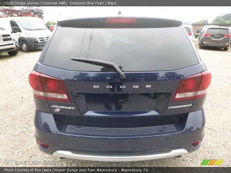 Contusion Blue Pearl / Black 2018 Dodge Journey Crossroad AWD