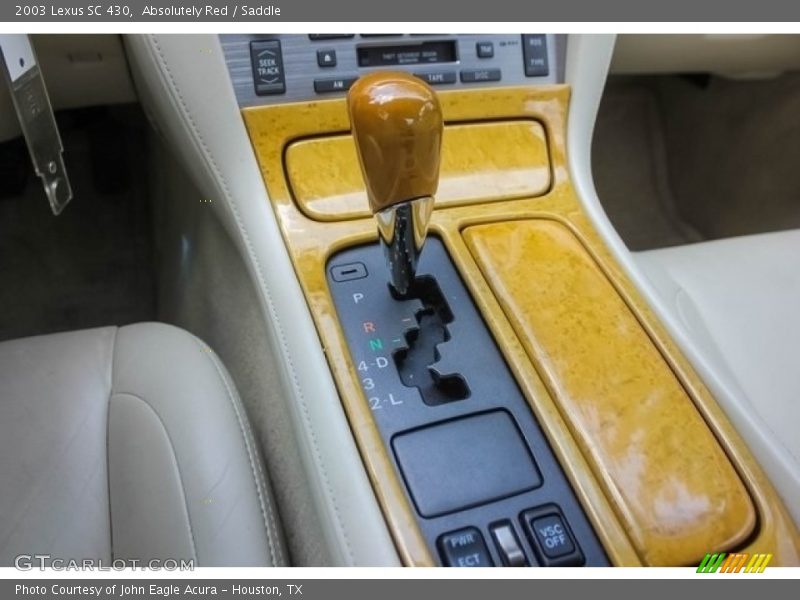 Absolutely Red / Saddle 2003 Lexus SC 430