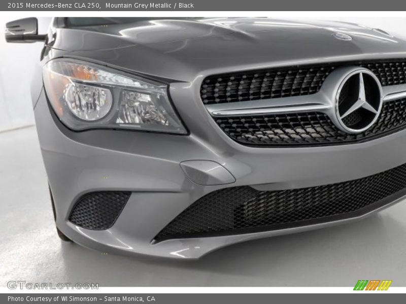 Mountain Grey Metallic / Black 2015 Mercedes-Benz CLA 250