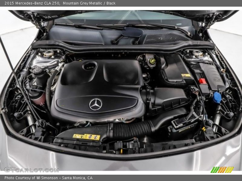 Mountain Grey Metallic / Black 2015 Mercedes-Benz CLA 250