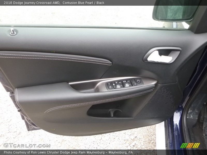 Contusion Blue Pearl / Black 2018 Dodge Journey Crossroad AWD