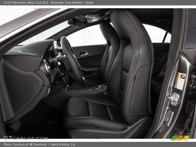 Mountain Grey Metallic / Black 2015 Mercedes-Benz CLA 250