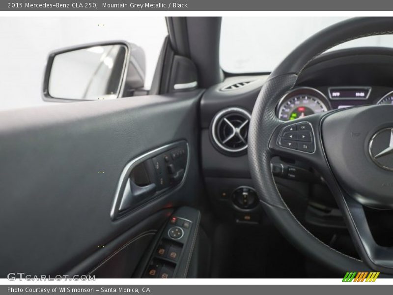 Mountain Grey Metallic / Black 2015 Mercedes-Benz CLA 250