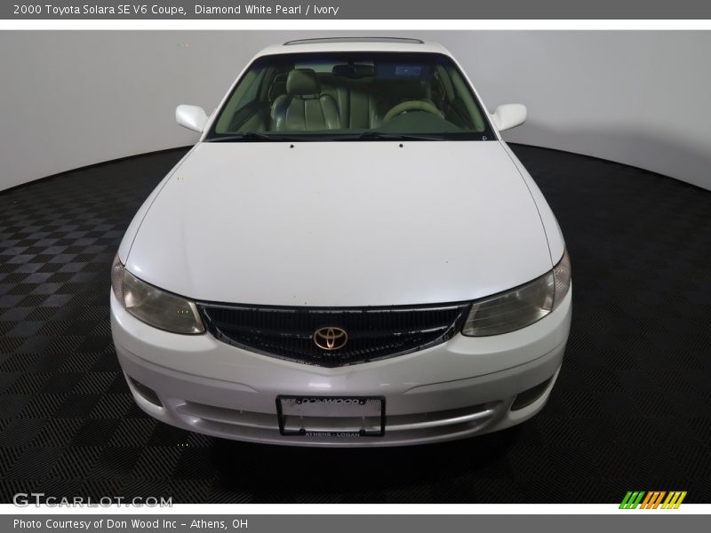 Diamond White Pearl / Ivory 2000 Toyota Solara SE V6 Coupe