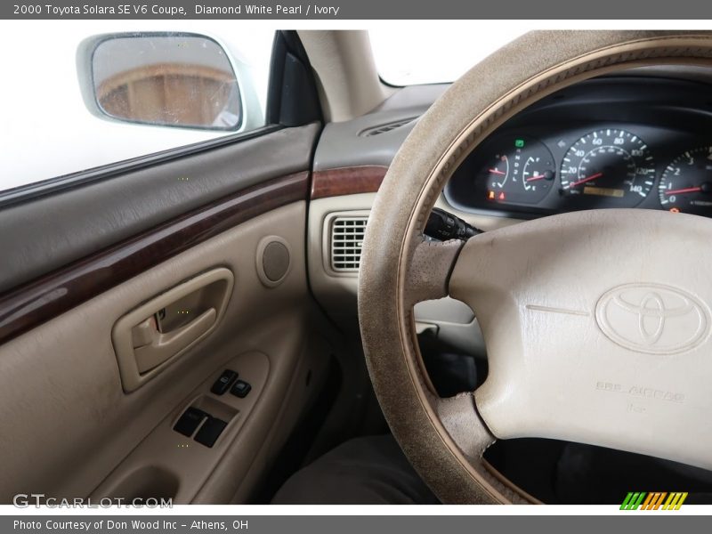 Diamond White Pearl / Ivory 2000 Toyota Solara SE V6 Coupe