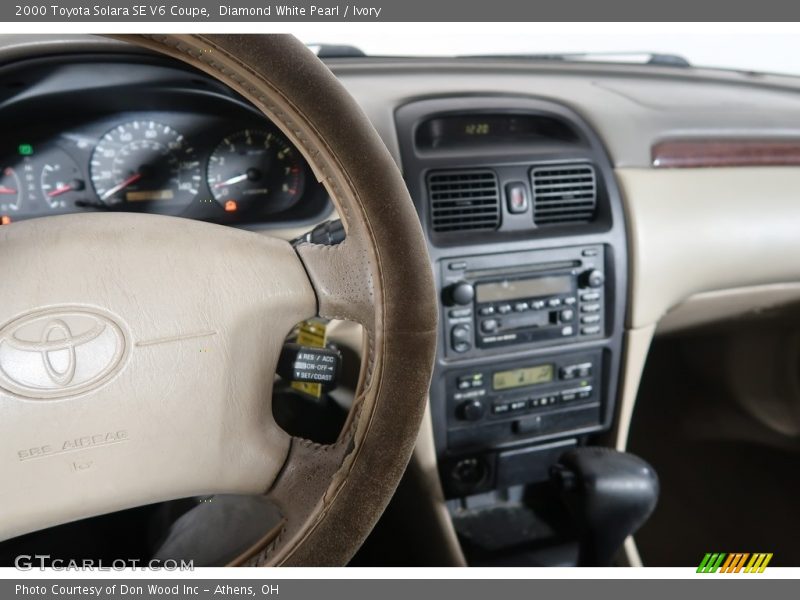 Diamond White Pearl / Ivory 2000 Toyota Solara SE V6 Coupe