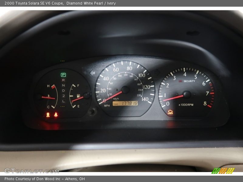 Diamond White Pearl / Ivory 2000 Toyota Solara SE V6 Coupe