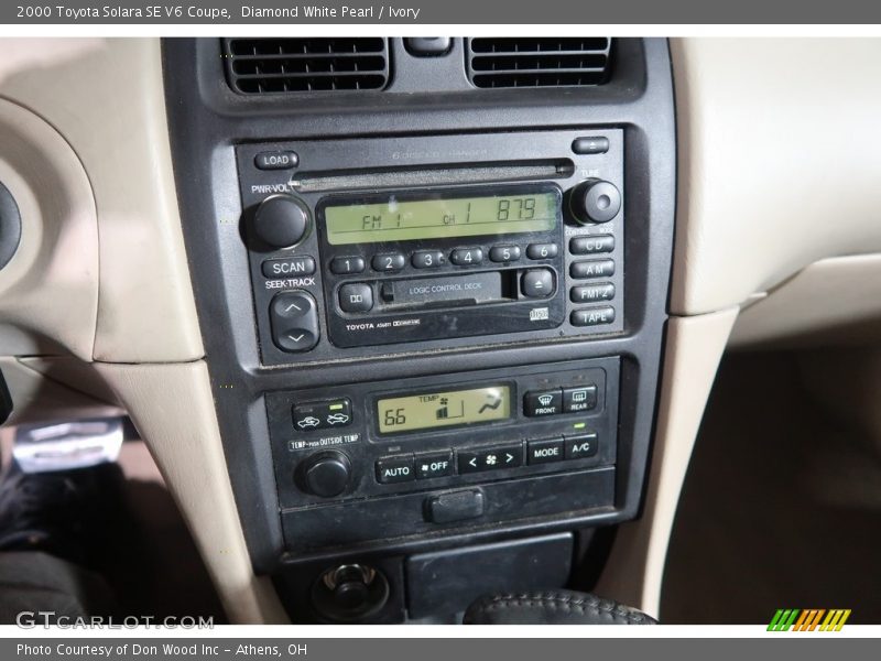 Diamond White Pearl / Ivory 2000 Toyota Solara SE V6 Coupe