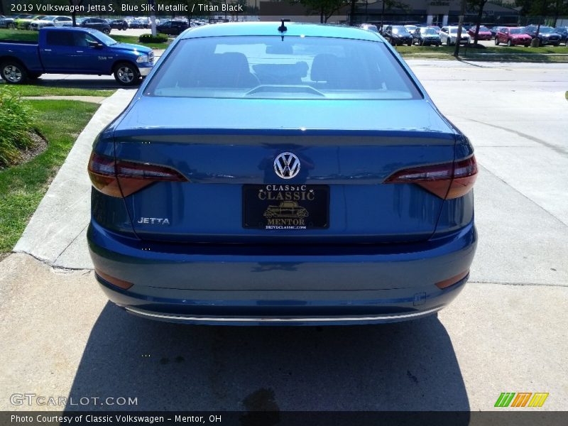 Blue Silk Metallic / Titan Black 2019 Volkswagen Jetta S