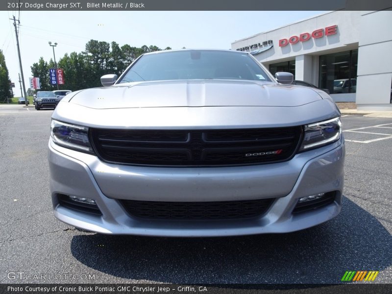 Billet Metallic / Black 2017 Dodge Charger SXT