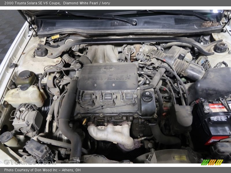 Diamond White Pearl / Ivory 2000 Toyota Solara SE V6 Coupe
