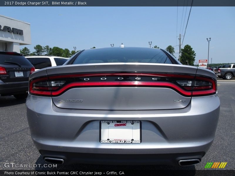 Billet Metallic / Black 2017 Dodge Charger SXT