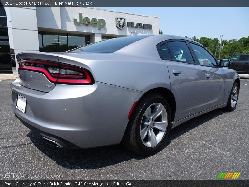Billet Metallic / Black 2017 Dodge Charger SXT