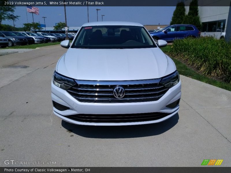 White Silver Metallic / Titan Black 2019 Volkswagen Jetta S