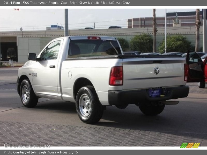 Bright Silver Metallic / Black/Diesel Gray 2014 Ram 1500 Tradesman Regular Cab