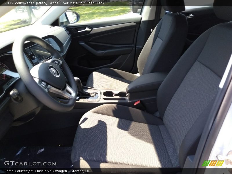 White Silver Metallic / Titan Black 2019 Volkswagen Jetta S