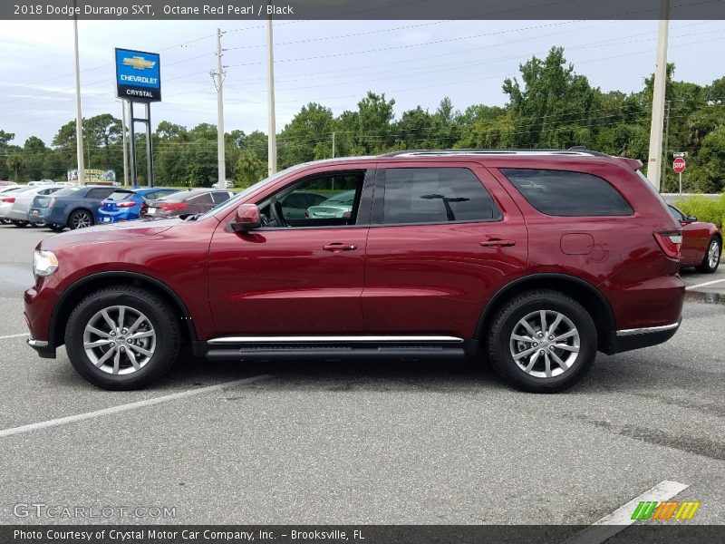 Octane Red Pearl / Black 2018 Dodge Durango SXT