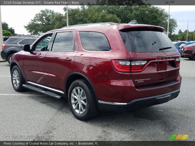 Octane Red Pearl / Black 2018 Dodge Durango SXT