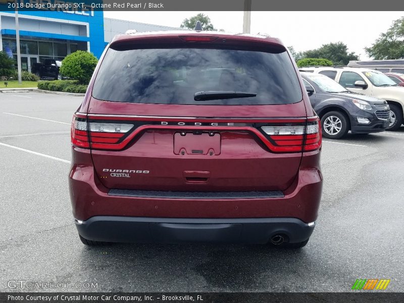 Octane Red Pearl / Black 2018 Dodge Durango SXT