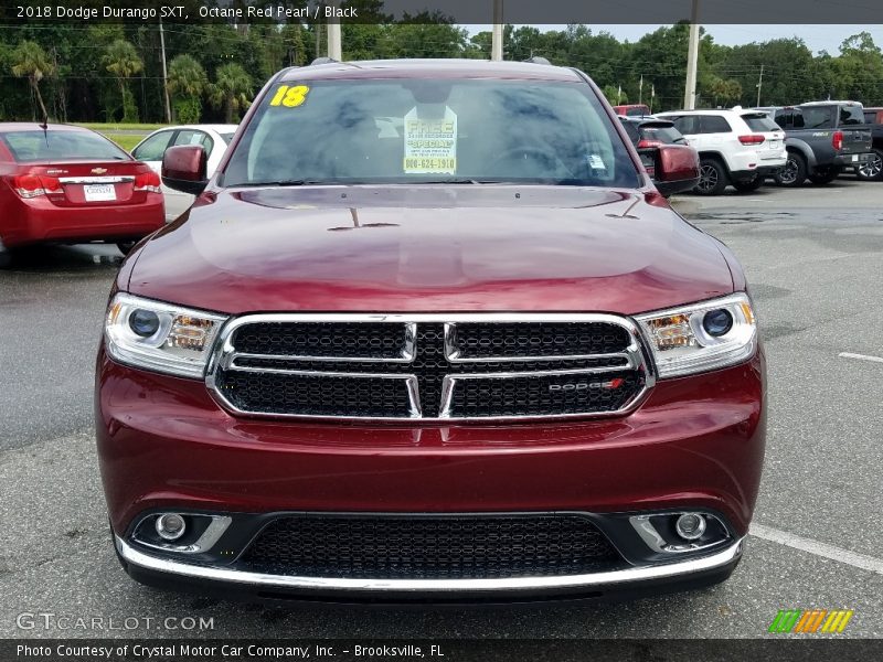 Octane Red Pearl / Black 2018 Dodge Durango SXT