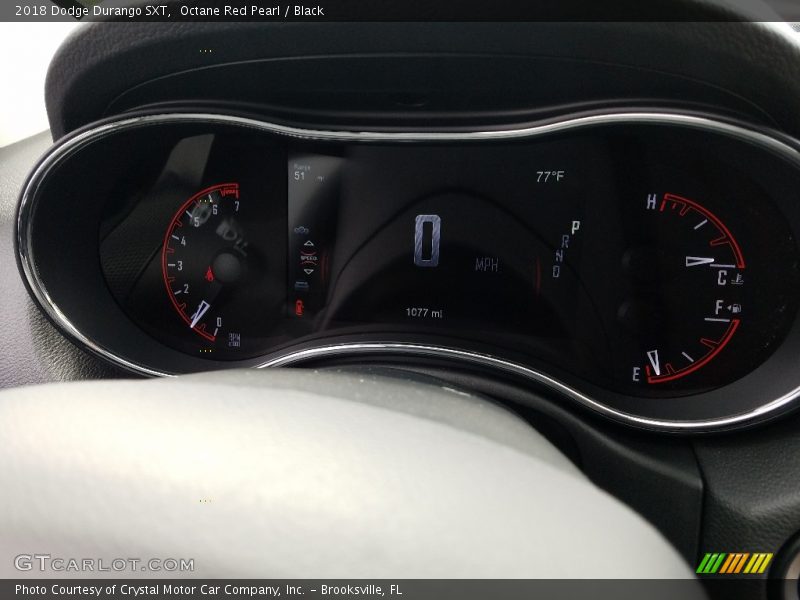 Octane Red Pearl / Black 2018 Dodge Durango SXT