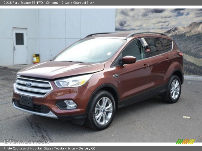 Cinnamon Glaze / Charcoal Black 2018 Ford Escape SE 4WD