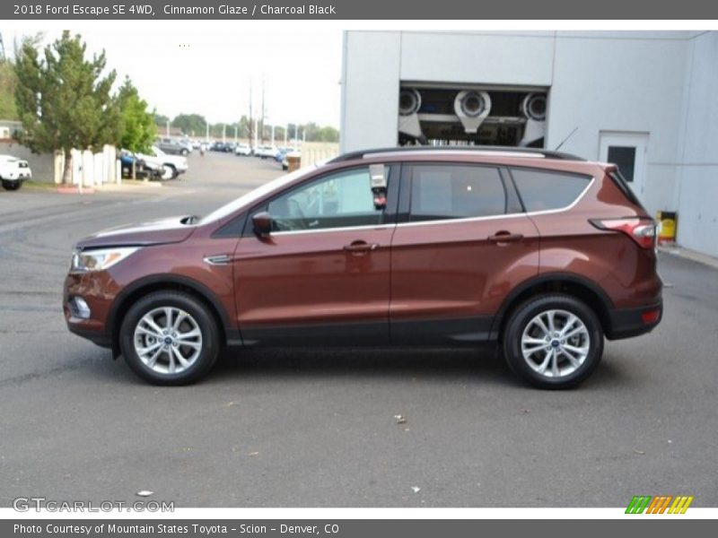 Cinnamon Glaze / Charcoal Black 2018 Ford Escape SE 4WD