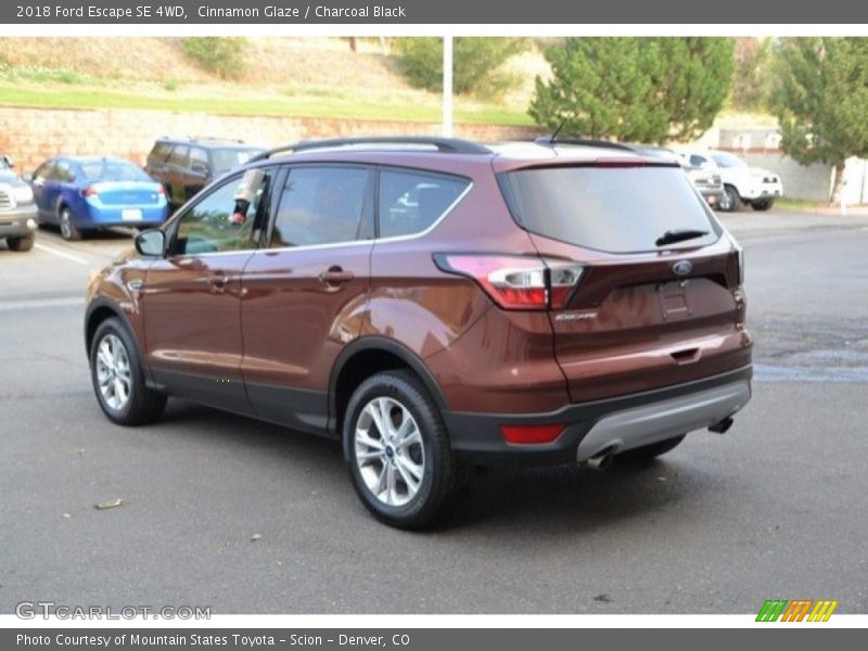 Cinnamon Glaze / Charcoal Black 2018 Ford Escape SE 4WD