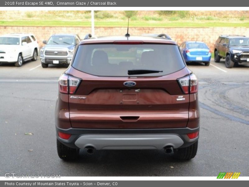 Cinnamon Glaze / Charcoal Black 2018 Ford Escape SE 4WD
