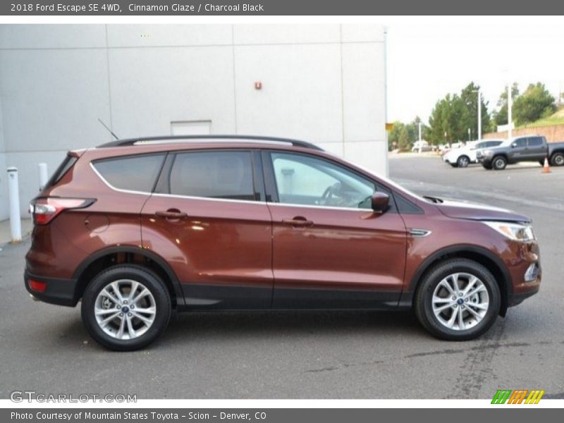 Cinnamon Glaze / Charcoal Black 2018 Ford Escape SE 4WD