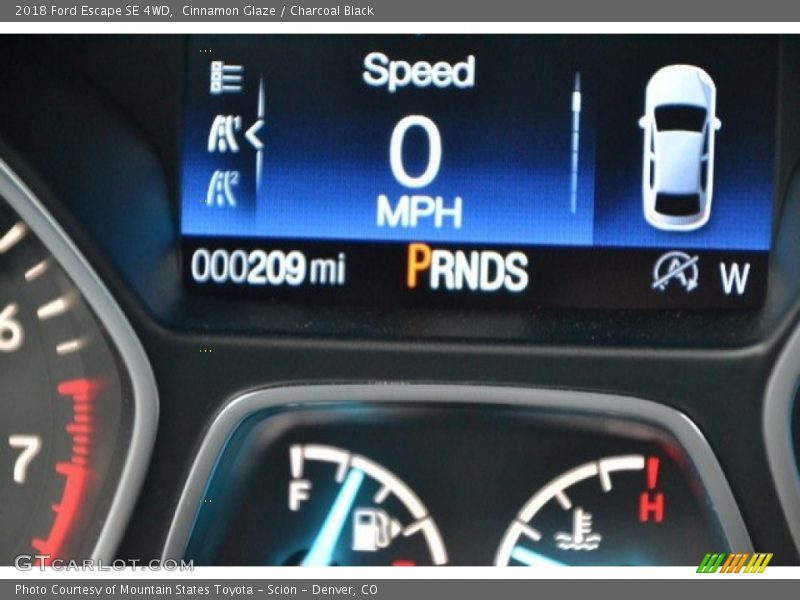 Cinnamon Glaze / Charcoal Black 2018 Ford Escape SE 4WD