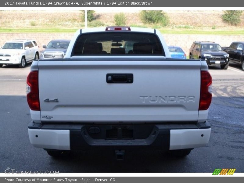 Super White / 1794 Edition Black/Brown 2017 Toyota Tundra 1794 CrewMax 4x4