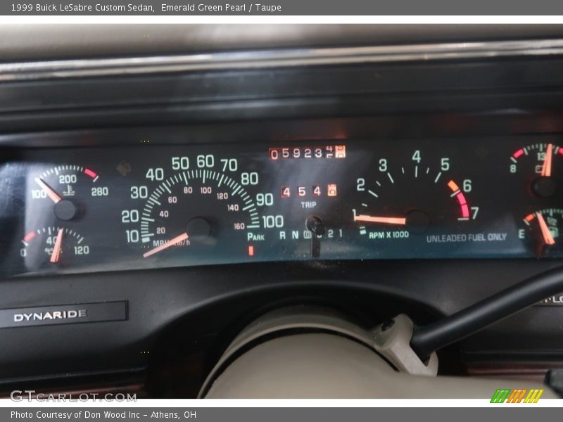 Emerald Green Pearl / Taupe 1999 Buick LeSabre Custom Sedan